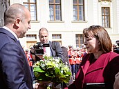 Ivana Zemanová a bulharský prezident Rumen Radev