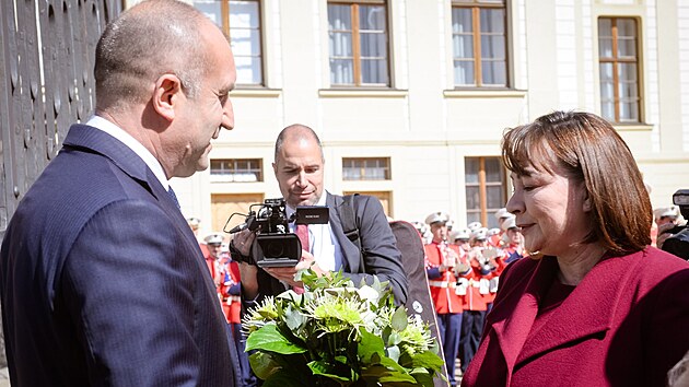 Ivana Zemanová a bulharský prezident Rumen Radev