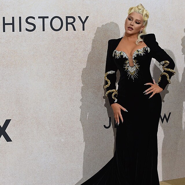 Christina Aguilera na akci amfAR Gala