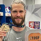 Michal Jordn se pochlubil bronzovou medail.