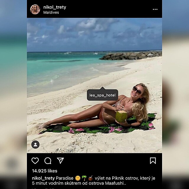 Nikol z Love Islandu reklamu neozhnaila, zjevn ale je