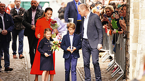 První královská návtva prince George a princezny Charlotte