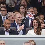 Mike a Zara Tindallovi vtipkují s vévodkyní Kate.