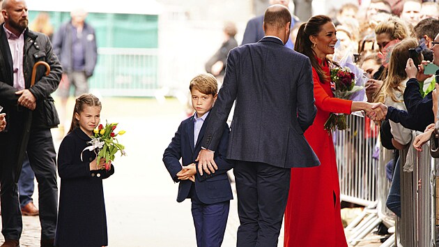 První královská návtva prince George a princezny Charlotte