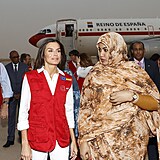 Královna Letizia Španělská na návštěvě Mauritánie
