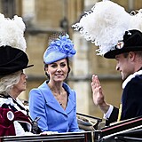 Vévodkyně Camilla a Kate a princové William a Charles