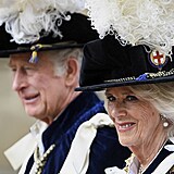Král Karel III. a královna choť Camilla