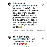 Do debaty se Simonou vstoupil i Richard Chlad