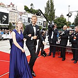 Tomáš Souček se svou ženou