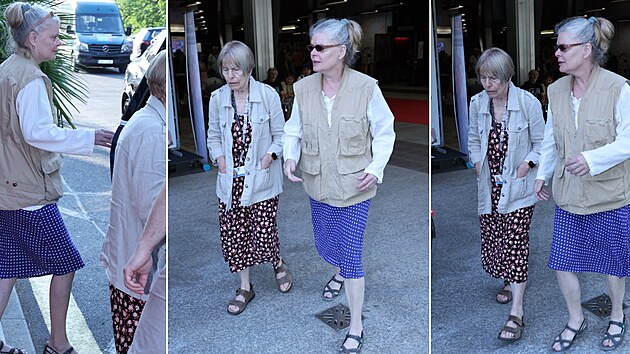 Festivalové Vary si nenechala ujít ani Zuzana Byd�ovská.