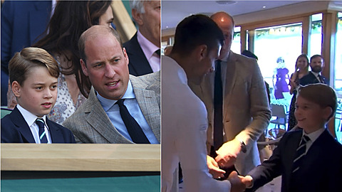 Princ George se stal hvzdou finále Wimbledonu. Fandil Djokovicovi, se kterým...