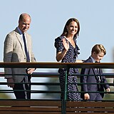 Královská rodina na finále Wimbledonu