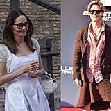 Brad Pitt pekypuje zdravm, Angelina zatm ds vychrtlou postavou.