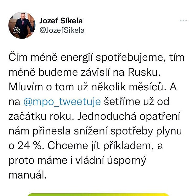 Ministr prmyslu a obchodu Jozef Skela rad etit a nesvtit bhem dne. Lid...