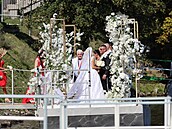 První fotka nevěsty!