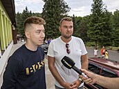 Hlavní organizátoři Tábora s tiktokery Jakub Jíra a Petr Kopecký