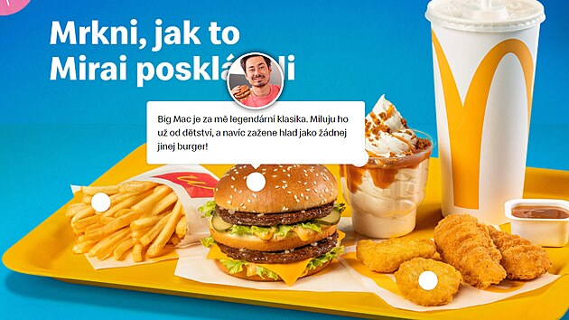 Prý dostupné jen msíc. Big Mac s hranolkami je dle nás v McDonalds po celý...