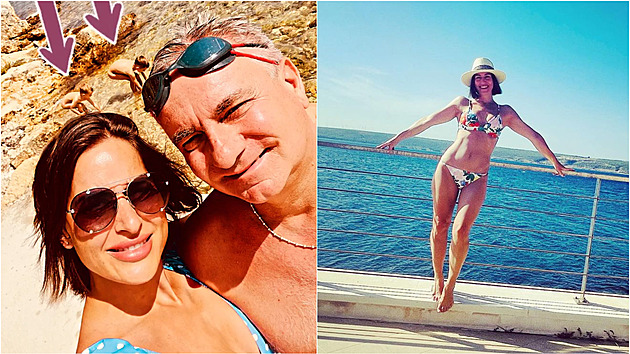 Alex Mynářová si dovolenou v Chorvatsku užívá i s manželem Vratislavem.