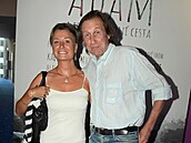 Jan Antonín Duchoslav s partnerkou.