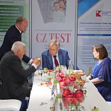 Zemanovi a exprezident Vclav Klaus
