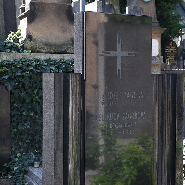 Rodinn hrobka Hany Zagorov.