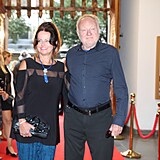 Luděk Sobota s manželkou Adrienou na premiéře dlouho očekávaného snímku Jan...