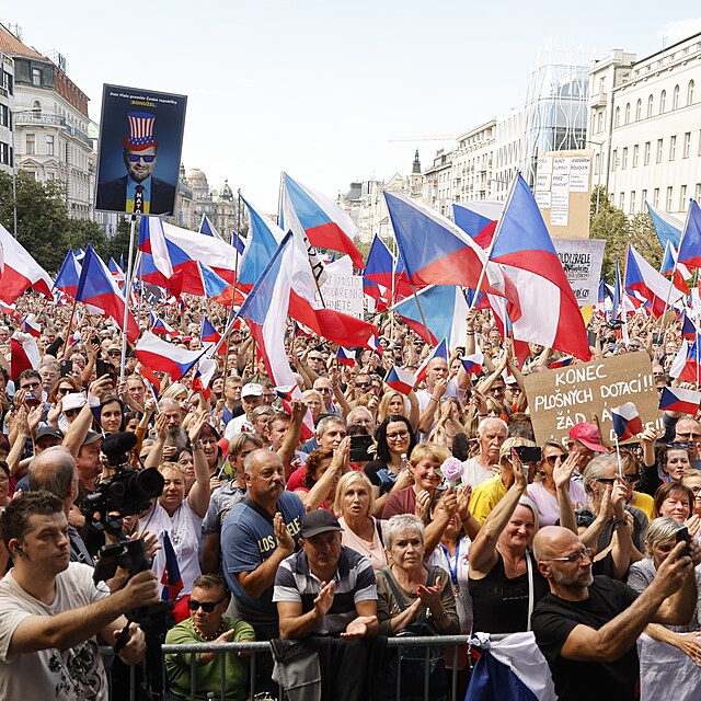 Demonstrace k vyjden politickch postoj k souasnmu veden zem s nzvem...