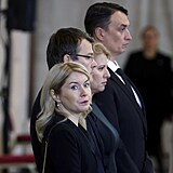 Zuzana Čaputová na pohřbu královny Alžběty II. (19. září 2022)