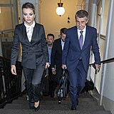 Monika Babiov a Andrej Babi u soudu.