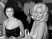 Jayne Mansfield a Sophia Loren