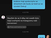 Konverzace ShopaholicAdel s Jonem Mariankem.