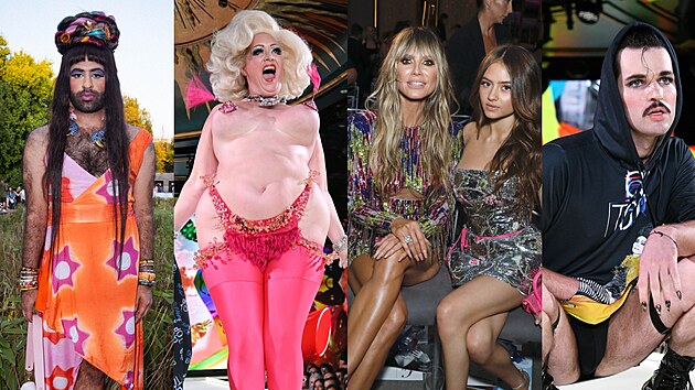 Móda se nkam vytratila. Zstal bizár a Heidi Klum.