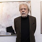 Herec Jan Kanyza zahájil k 75. narozeninám vernisáž v Galerii Art.