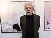 Herec Jan Kanyza zahájil k 75. narozeninám vernisá v Galerii Art.