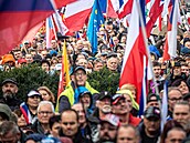 Demonstrace na Václaváku
