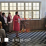 Jitka vanarov jako dkanka Klusov v minisrii Pozad udlost: Diskutovalo se o n i na strnkch esk televize...