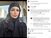 Lela schytala od lidí kritiku za propagování hidábu v Íránu.