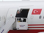 Turecký prezident Recep Erdogan psobil dosti sklesle.
