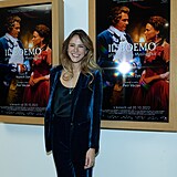 Herečka Lana Vlady na premiéře filmu Il Boemo