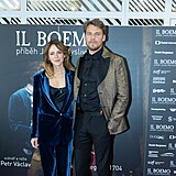 Lana Vlady a Vojta Dyk na premiéře filmu Il Boemo