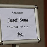 Rozlouen s Josefem Somrem (88) v praskch Stranicch.