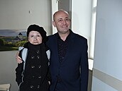 Yvetta Kornová s organizátorem akce Davidem Novotným.