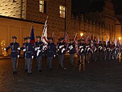 Na Praském hrad se udlují státní vyznamenání.