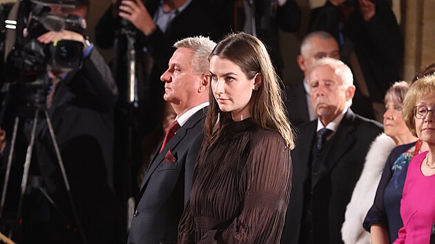 Kate�ina Zemanová a Vratislav Miná�.