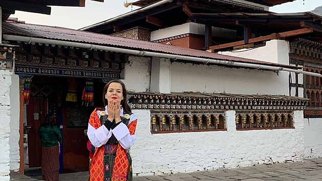 Lilia v Bhútánu.