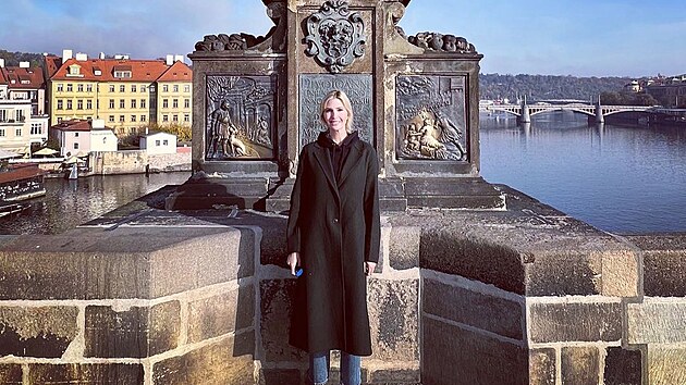 Ivanka Trumpová na Karlov most