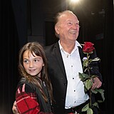 Petr Janda s nejmlad dcerou.