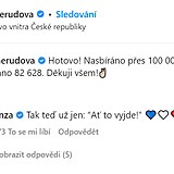 Prezidentská kandidátka Danuše Nerudová: Jejím fanouškem je i Honza Musil.