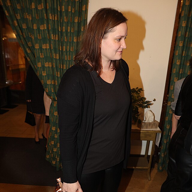 Nat�lie Koc�bov� na premi��e filmu Hranice l�sky