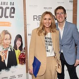 Tereza přišla na premiéru podpořit mladého režiséra Aleše Kaiznera.
